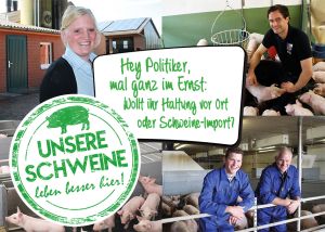 Diese Botschaft wollen wir in die Zeitungen bringen!