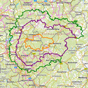 ASP-Restriktionszonen in NRW © FLI/LAVE NRW