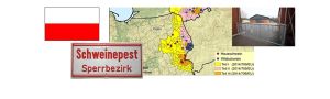 Das wiederholte Auftreten Afrikanischer Schweinepest veranlasst die polnische Politik nun konsequent durchzugreifen. (Stand 13.09.2016, Quelle: FLI)