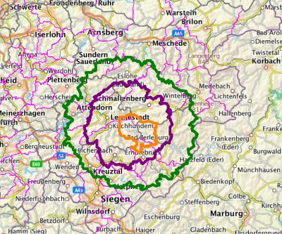 ASP-Gebietskulisse in NRW © FLI