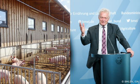 Bundeslandwirtschaftsminister Alois Rainer hat mit verschiedenen Verbänden über die Zukunft der Tierhaltung diskutiert ©ISN/BMLEH