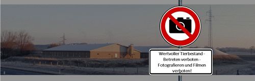 Als Konsequenz aus dem BGH-Urteil ist es zu empfehlen, an allen Zugangsmöglichkeiten zu Stallanlagen gut sichtbar Schilder anzubringen, die eindeutig auf das Verbot von Foto- und Filmaufnahmen hinweisen